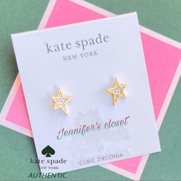 KATE SPADE Pave Star Stud Earrings NWT - Picture 6 of 9